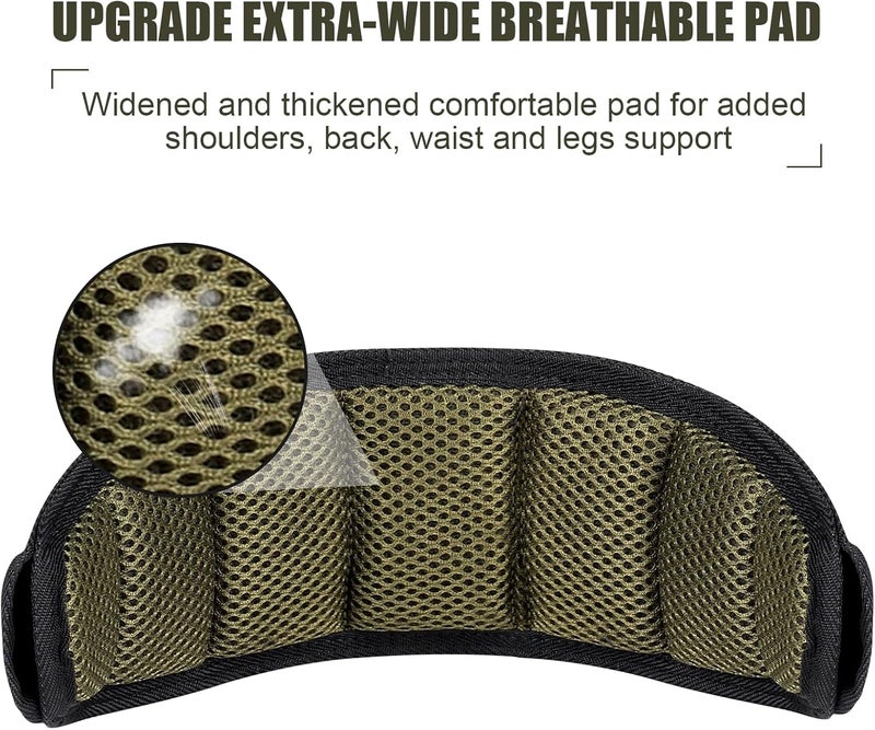 Kalkal Tree Stand Harness, Hunter Safety System Harness for Tree Stand, Lightweight Padded Hunting Safety Harness for Men - Image 3